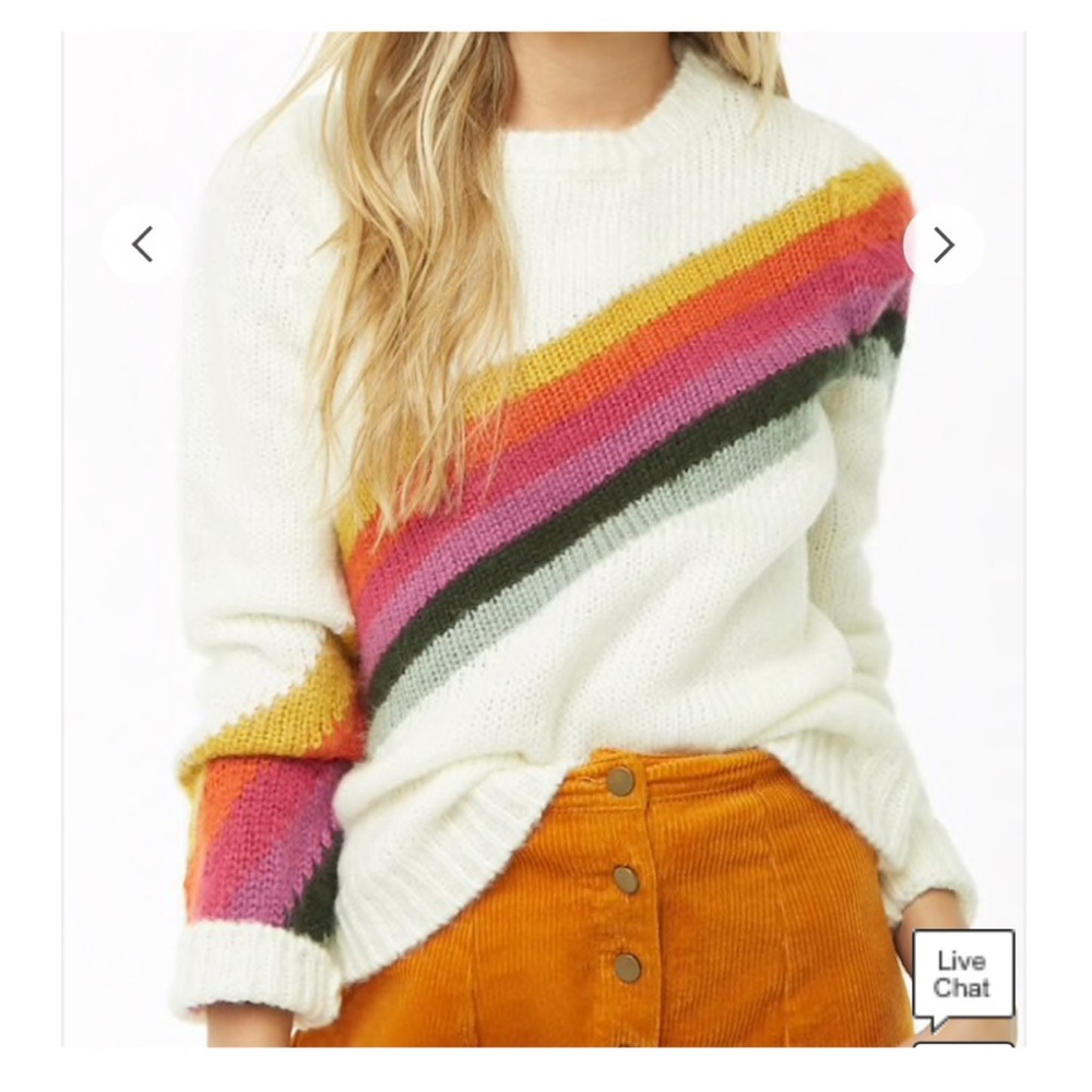 Multicolor / Rainbow Striped Sweater